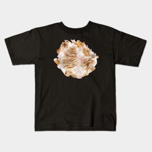 Watery Palms Orange gold Kids T-Shirt